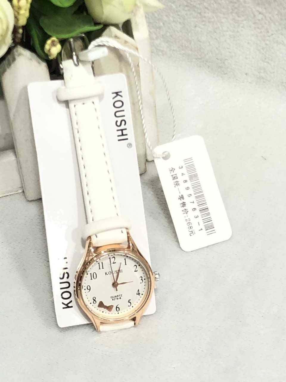 2020 new Koushi waterproof womens clothing needle walking small fresh wrist watch W250212