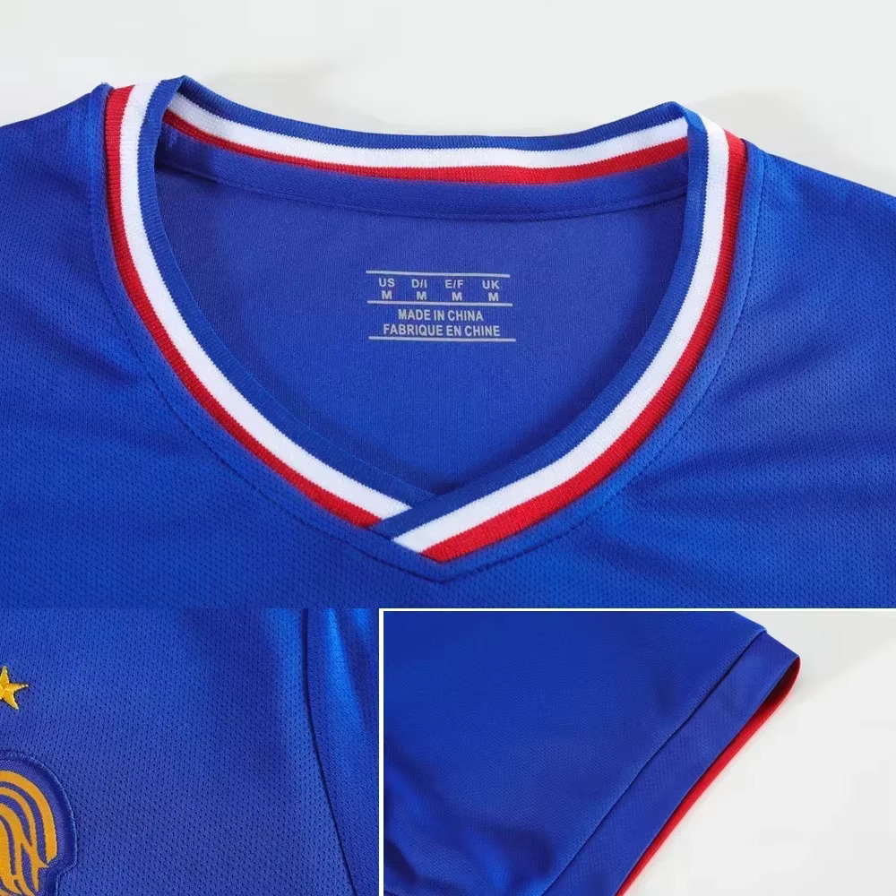 Adult Children's Clothing Set Football Sport Uniforms Boy Girl French Fans Jersey Training Wear Games Kits Leisure Shirt