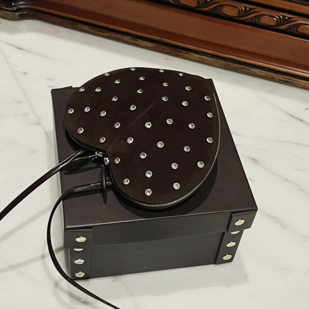 2024 ALAI New Heart Bag For Sac E Femme Bags For Women Bolsos De Mujer Mini Cross Bag Calfskin Love Bags A06