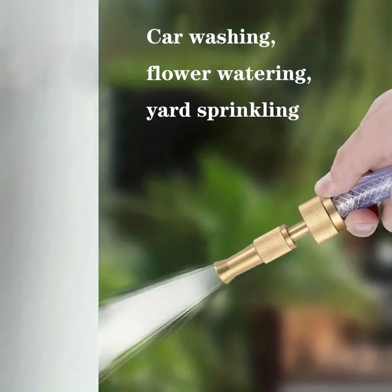 All-Brass Multipurpose High-Pressure Water Blaster for Gardening and Plumbing Maintenance User Friendly Design