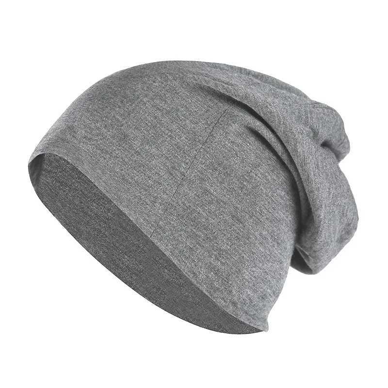COKK Beanies for Men unisex summer autumn hat Wen Thin Beanie hip-hop hat knitted hat Fem M bone soft black X250212