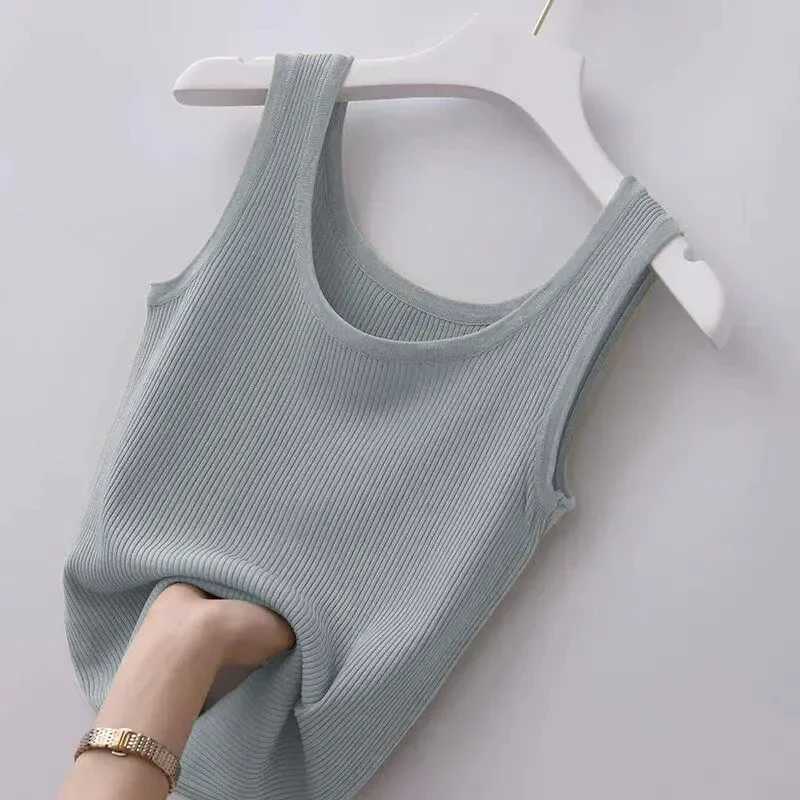 Crop Tops Sexy Lingerie Tank Tops Women Summer Camisole Black White Top Y2k Undershirt Sp Vest Bralette Large Size Ropa jerXJ250212