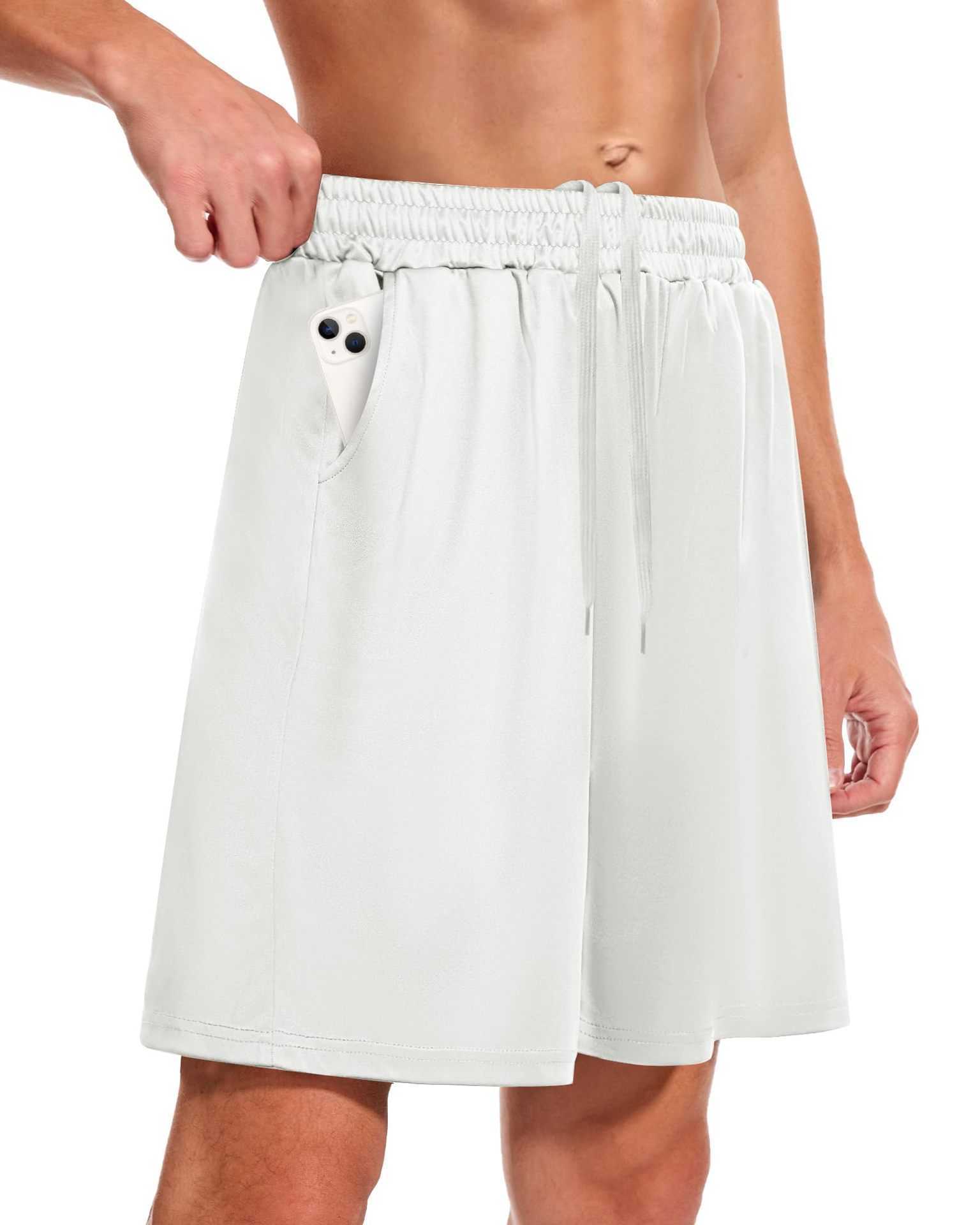 Summer outdoor mens quick drying pants breathable fitness running five inch pocket loose sports pants casual shorts W250212