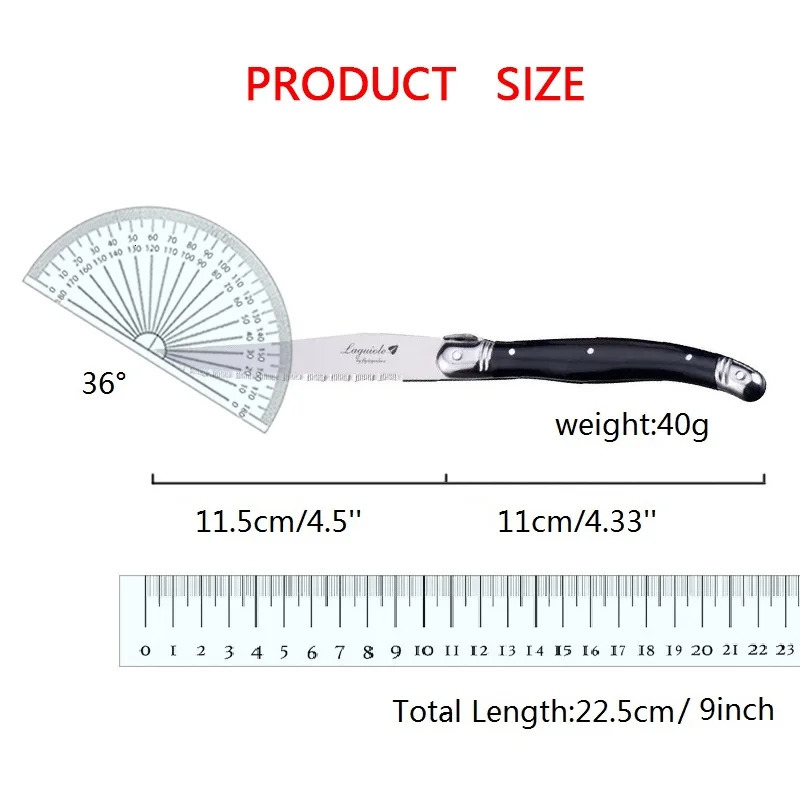 6pcs/7pcs Laguiole Stainless Steel Steak Knife Set Steak Knives With Wooden Holder Steel Dinner Knife Colorful Xmas Cutlery Set 250211