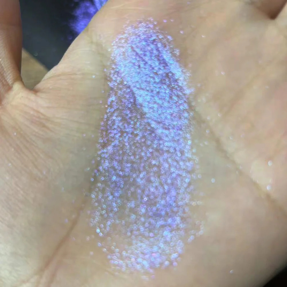 Wholesaler Cruelty Free Iridesecent Purple Violet Pearl Pigments Cosmetic Grade Chameleon Powder for EyeShadow Nail Makeup Face 250208