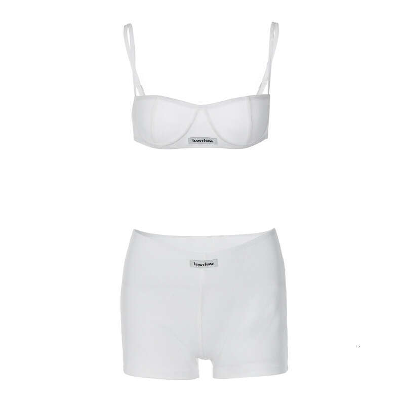 European American women's summer products fashionable sexy spicy girl suspender top slim fit hot pants set wholesale 2025 new style temperament c