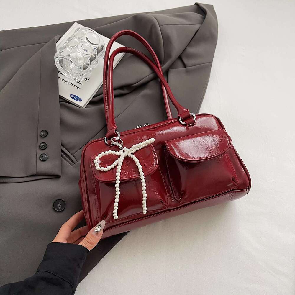 Women's Bags Fashionable women's underarm bag bow new simple casual pillow bag fashionable multifunctional shoulder bag