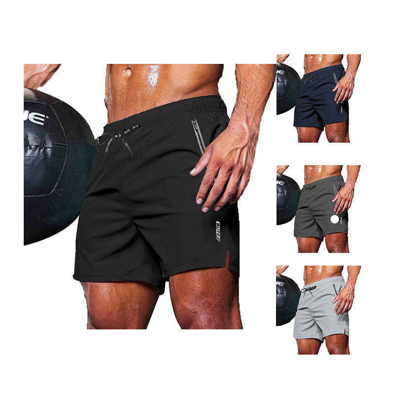 2024 summer new mens shorts European size casual loose sports mens five quarter pants trend W250212