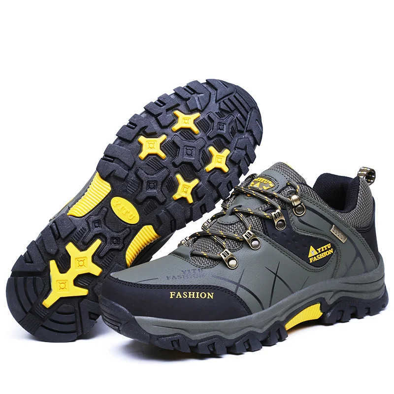 Men Sneakers Luxury Brand Outdoors Hiking Shoes Big Size Men Work Casual Shoes Height Increasing Non-slip Shockproof Mens Shoes Z250212