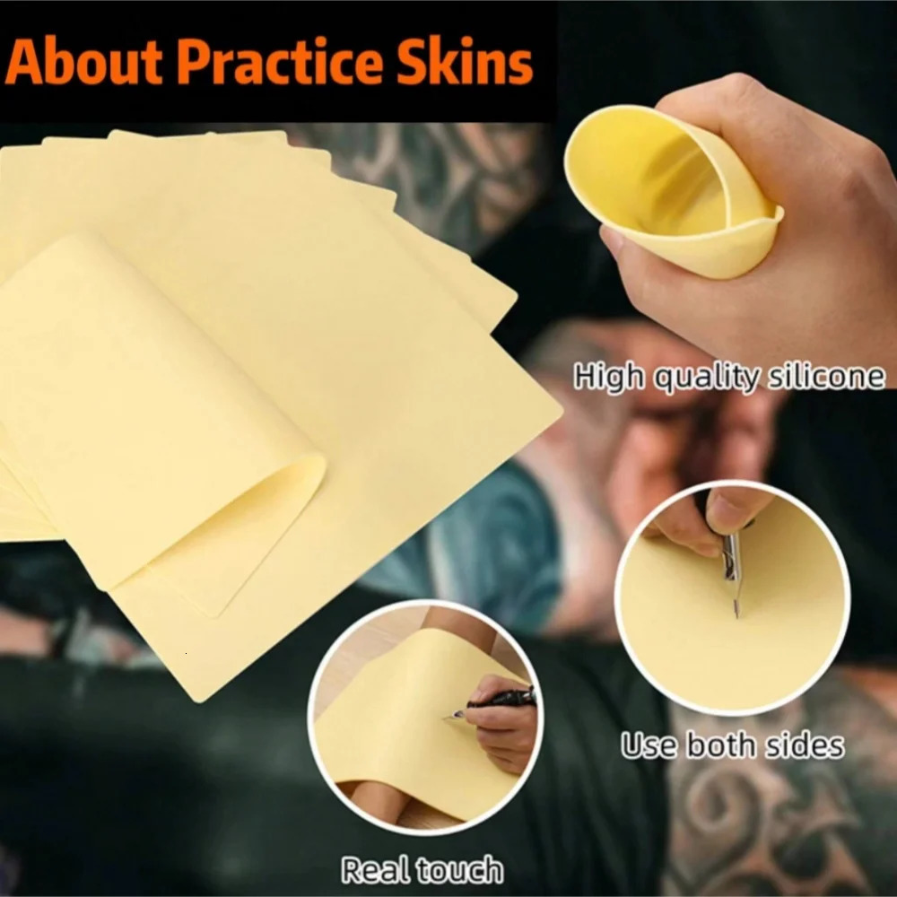 Multiple specifications of double-sided blank fake skin and multiple specifications of tattoo practice tattoo transfer paper 250207