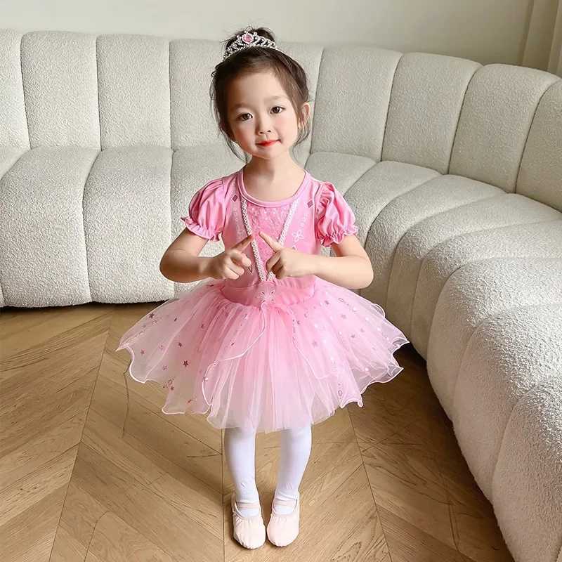 Summer Kids Girls Cosplay Dress Flare Sleeves Kindergarten CHIldrens Day Ballet Perform Princess Dresses K23011XJ250117
