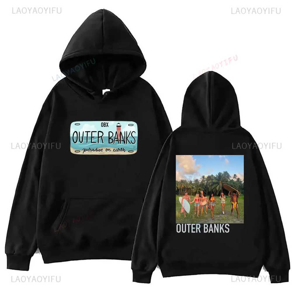 New Outer Banks Pogue Life Hoodies Carolina Beachy Drop Shoulder Sweatshirt Carolina Outer Banks Shirt Unisex Hoodie X250212