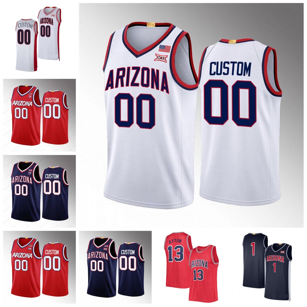 Jaden Bradley 2024 XII Wildcats Basketball Jersey 4 Trey Townsend Addison Arnold 2 Caleb Love 16 Keshad Johnson 12 Will Arizona Kuykendall Jerseys ed