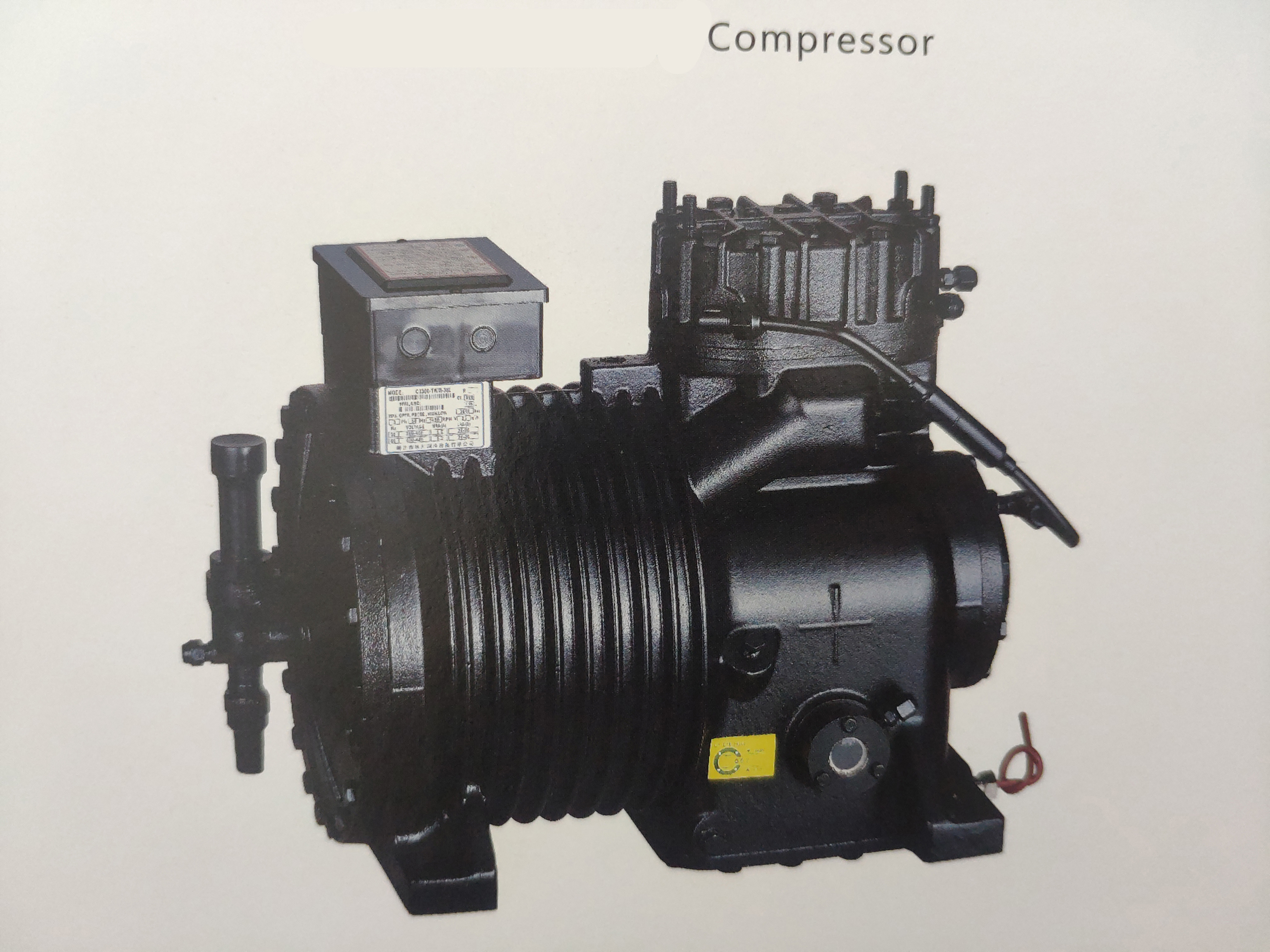 Semi-Closed Piston Refrigeration Compressor C-0800~1000