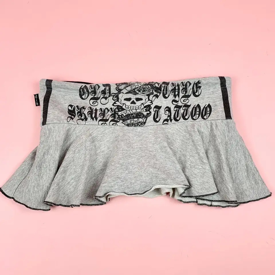 Y2K AF1892 Print Drawstring Sweatshort Women Raw Hem Loose Straight Shorts Vintage Streetwear Cotton Short Pant Hiphop style 250210