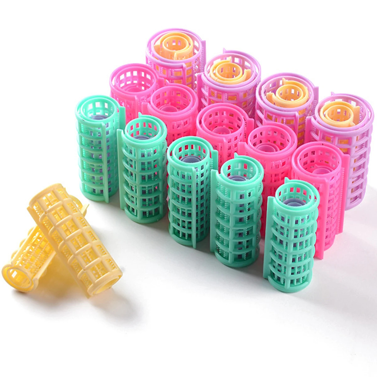 30Pcs Hair Roller Sets Self Holding Hairdressing Curlers DIY Curly Hairstyle Tool Lightweight Hair Rollers for Women Hair Curler 250207