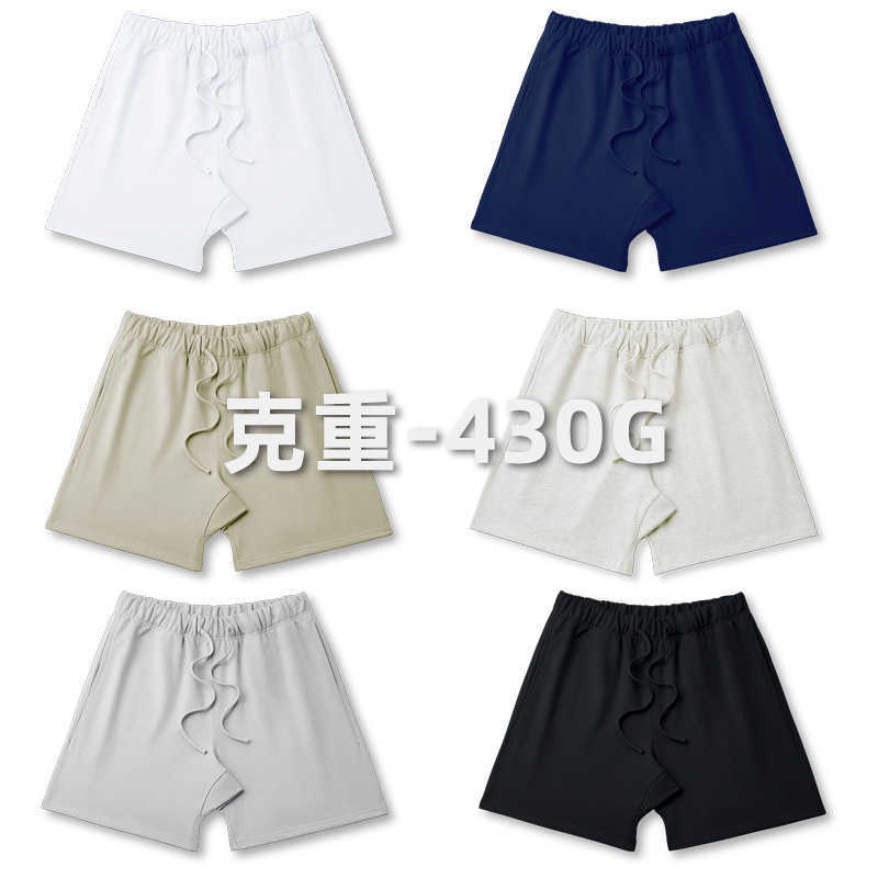 2024 Spring/Summer 430GFOG Color Shorts for Mens Street Sports Loose Fashion Brand Basic Capris W250212
