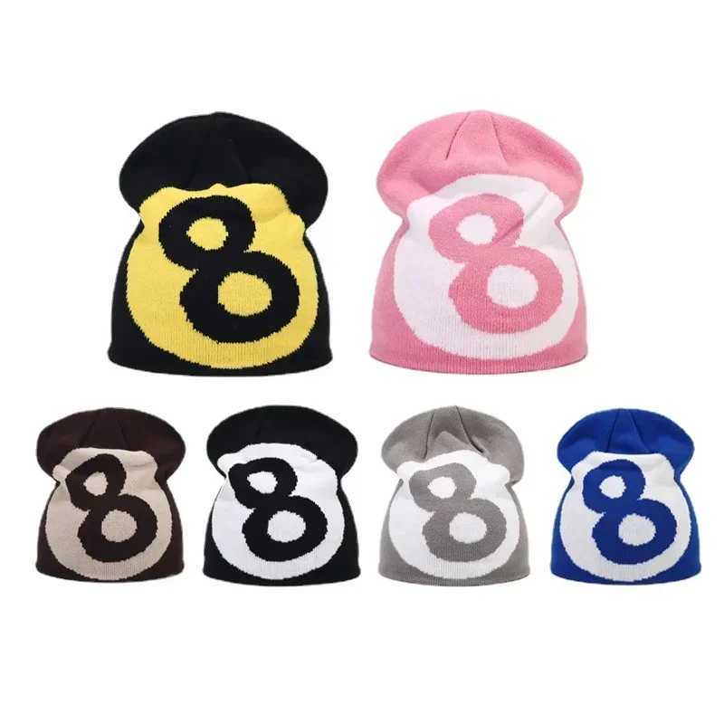 Fashion Letter Beanie Cargo Y2K Cap for Men And Beanies Winter Knitted Caps Hbre Top Keep Warm Hat Outdoor X250212