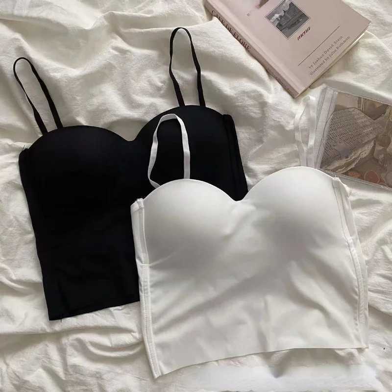 4 Colors Camisole for Women Fitness Crop Tops jer Ropa Summer Ele Sexy All-match Casual Aesthetic Solid NewXJ250212