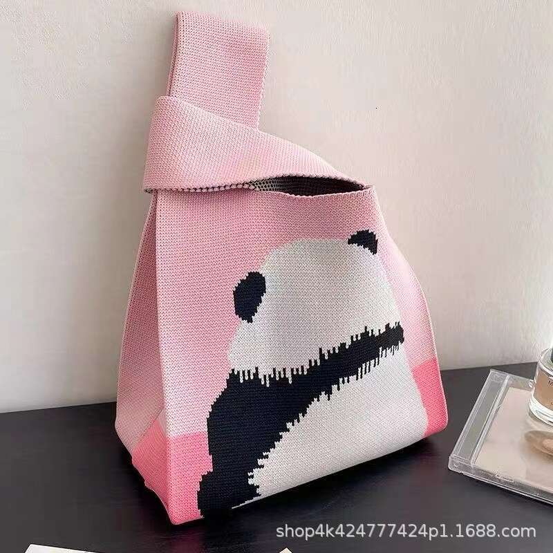 110g New Women's Tote Versatile with Gift Bucket Knitted Handheld Bag