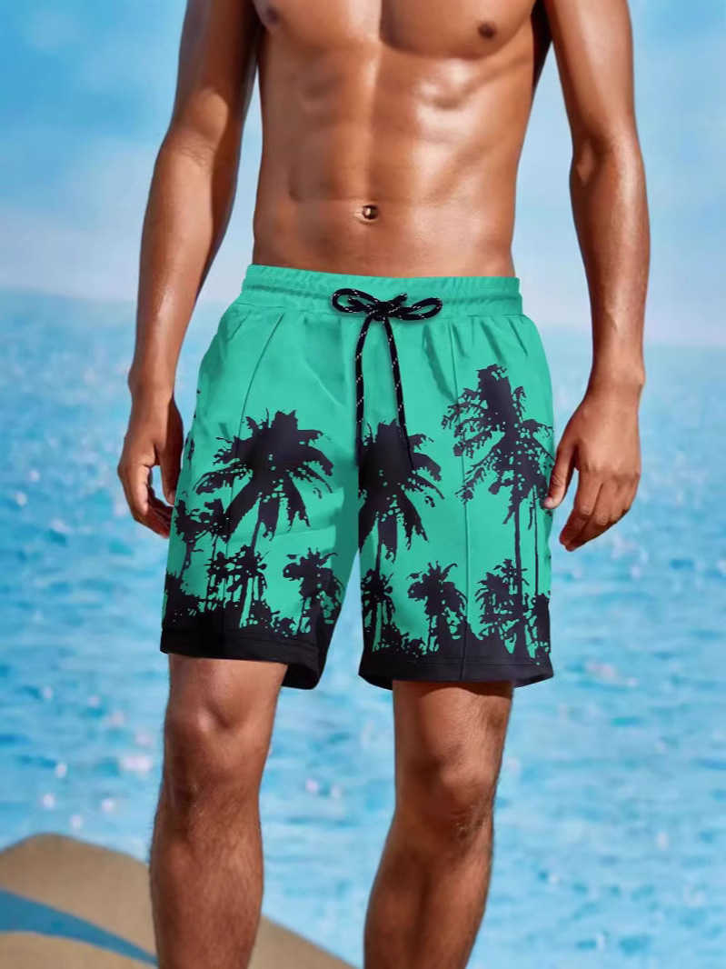 Hot selling fashion boutique mens beach pants stretch quick drying mens shorts W250212