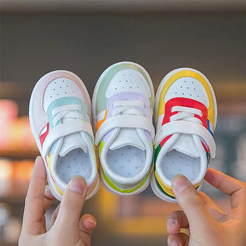 Baby Shoes Toddler Girls Boys Sports For Children Leather Flats Kids Sneakers Fashion Casual Infant Soft 250211z