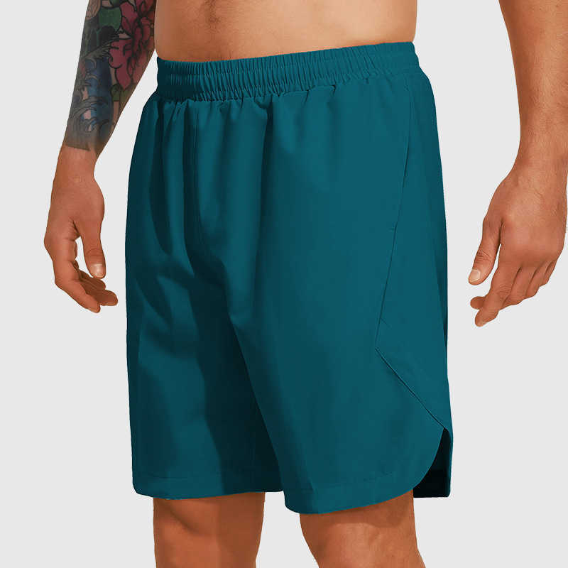 2024 new mens sports shorts summer loose fit with built-in drawstring lightweight and breathable running and fitness quick drying shorts W250212