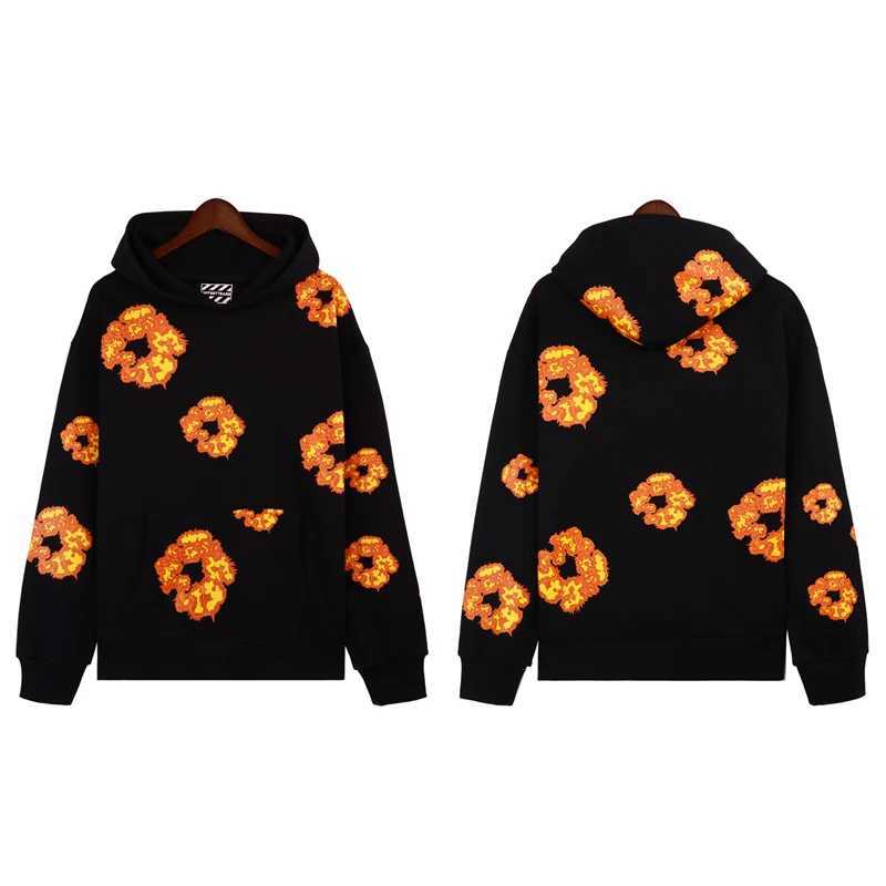 Men's Tracksuits X Offset Men Women Y2k Hoodies Retro Pullover Sweatshirt Strtwear On All Hip-hop Clothes Casual pants set H250211