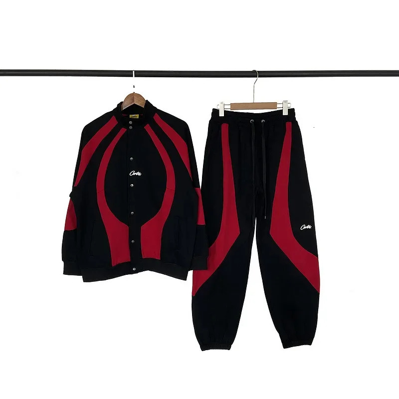 Men Sets Loose Soprt Style Outfits Casual Tracksuit Patchwork Simple TwoPiece Suits Hansome Elegant Fashion 2PCS 250109