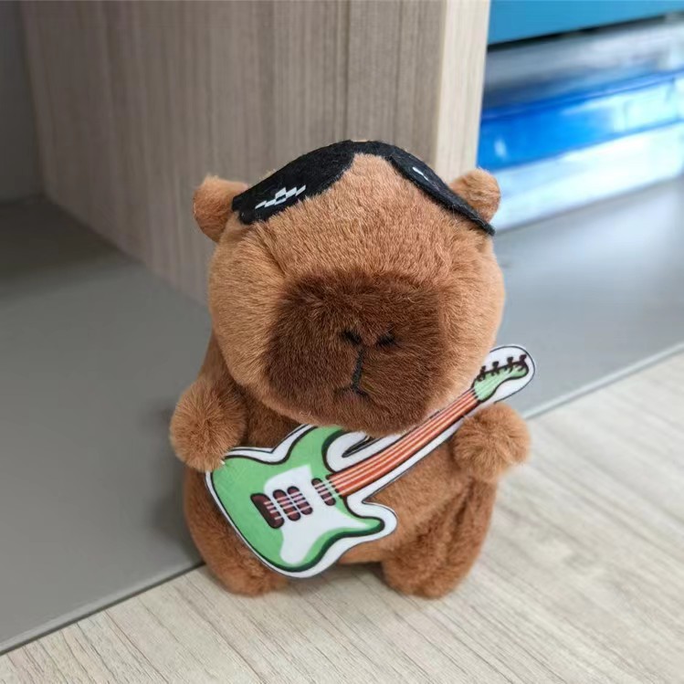 Popular Cappibara Plushie - Stylish Keychain with a Funny Face for Handbags and Wallets