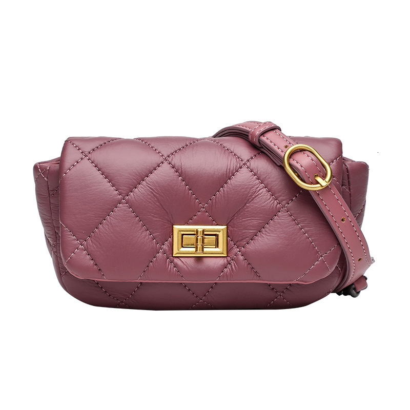 Lingge Embroidery Thread Crossbody New Texture Women's Popular Chain Super Hot Versatile Small Square Bag Women