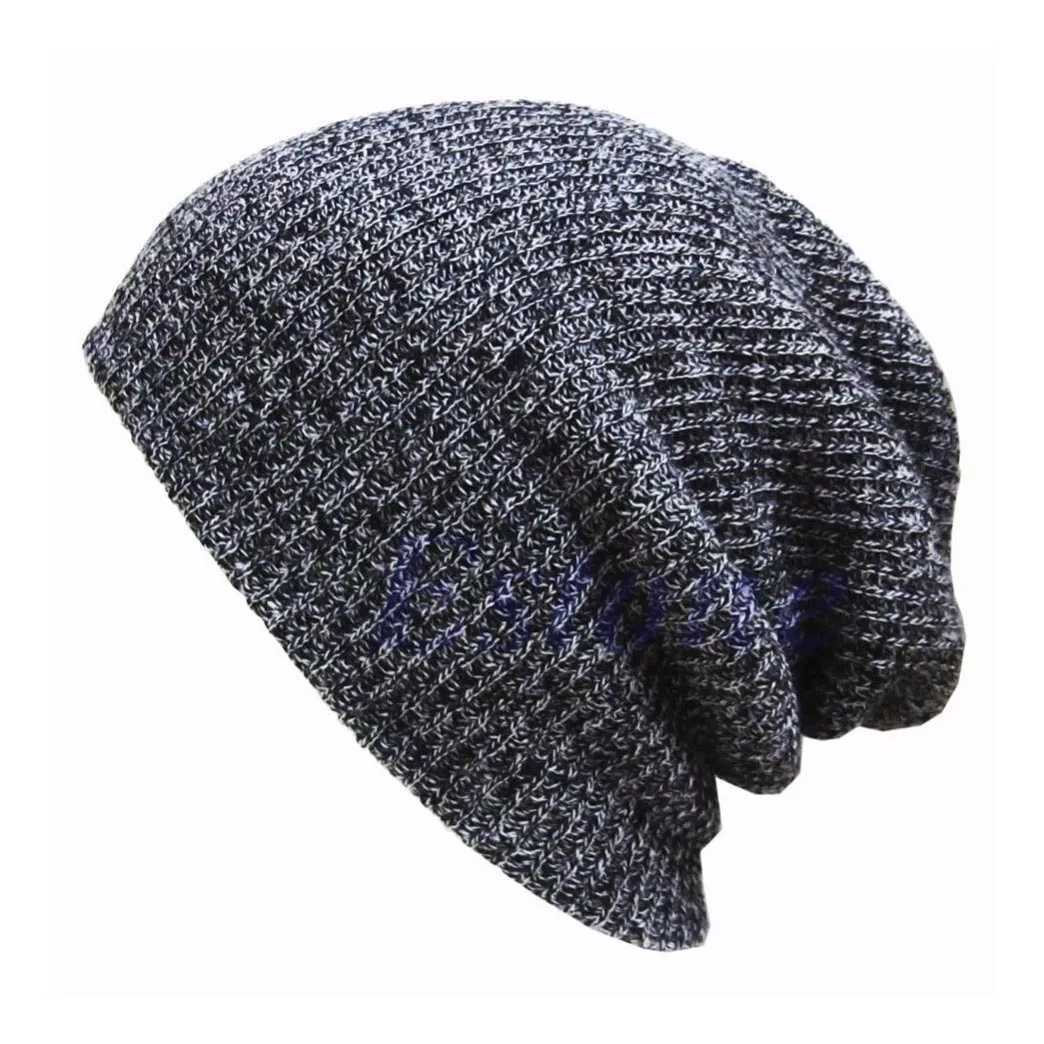 Unisex Knit Baggy Beanie Winter Hat Outdoor Skiing Slouchy Chic Knitted Cap winter hats for wen hats for men X250212