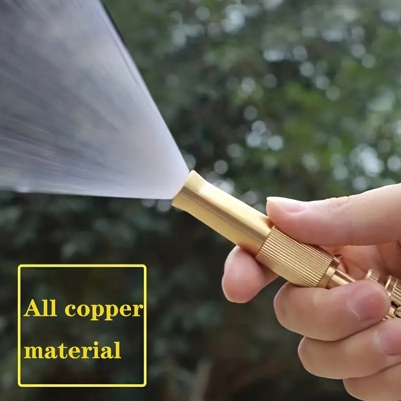 All-Brass Multipurpose High-Pressure Water Blaster for Gardening and Plumbing Maintenance User Friendly Design