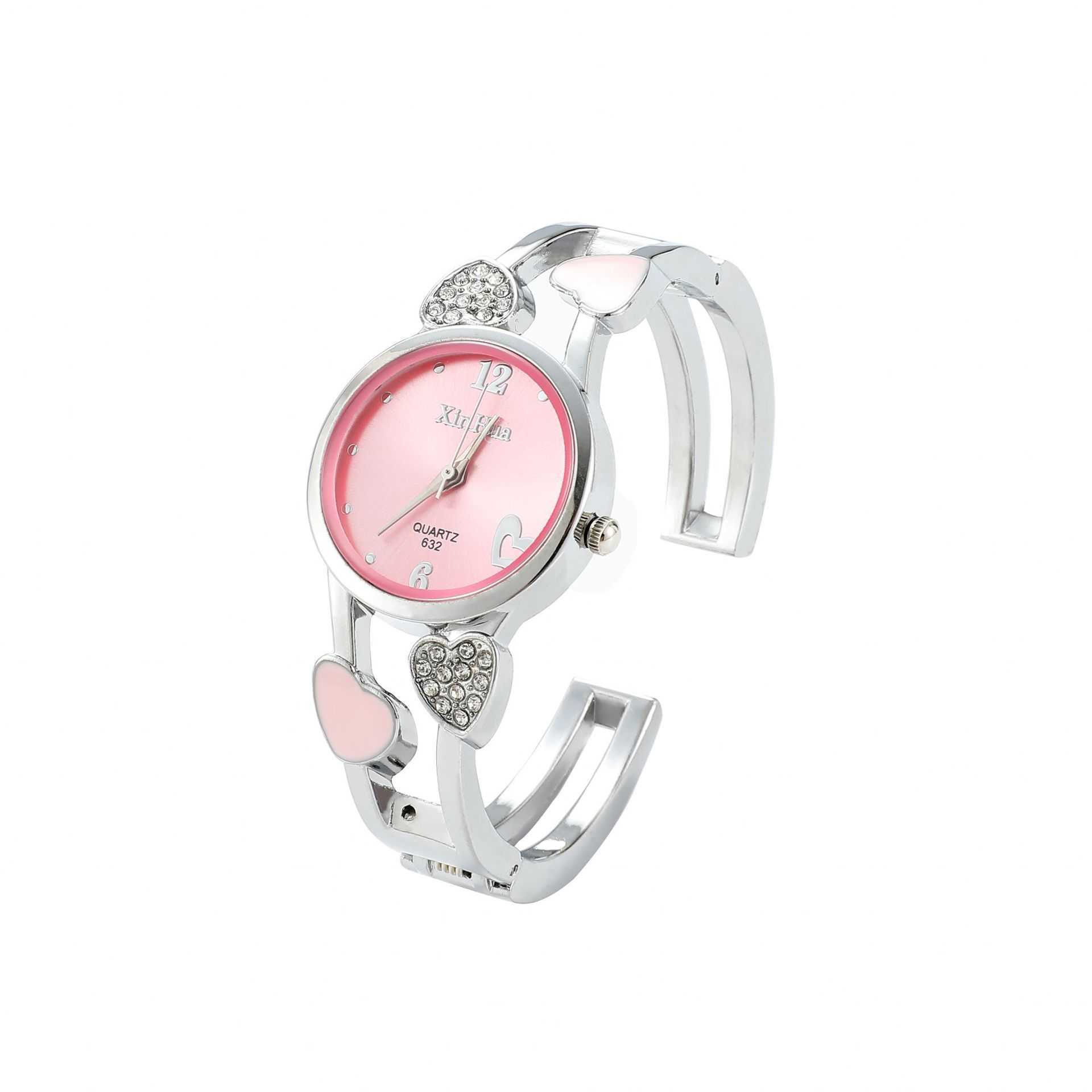 Watch Xinhua womens bracelet watch fashion versatile womens watch inlaid with English Watch W250212