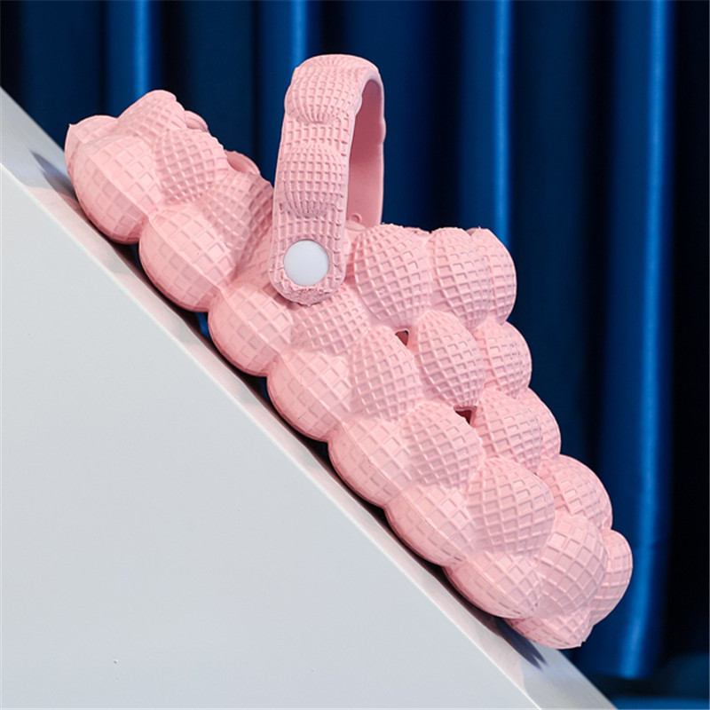 Women's Slip-on EVA Foam Platform House Shoes - Comfortable Indoor Bathwear with Anti-Skid Sole