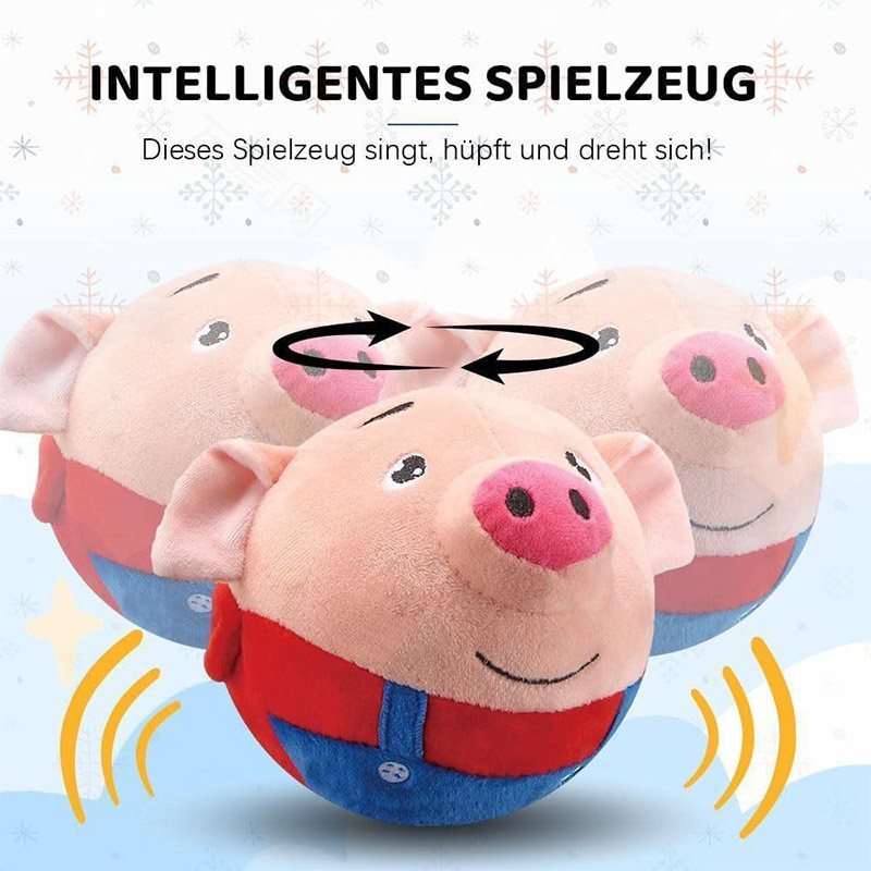 Electronic Pet Dog Toy Ball Pet Bouncing Jump Balls Talking Interactive Dog Plush Doll Toys New Gift Bounce Boredom Toys