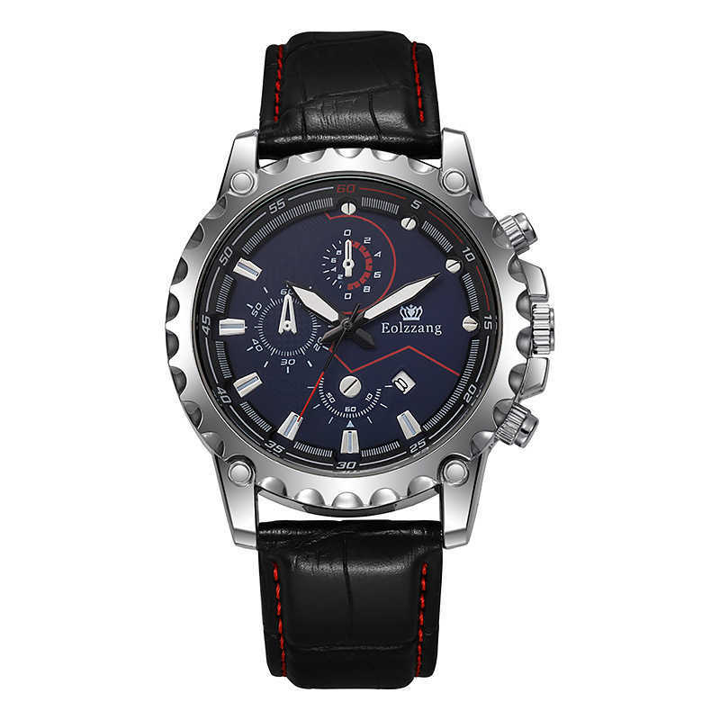 Eolzzang2023 new mens student black internet celebrity waterproof sports fashion trend stainless steel watch W250212