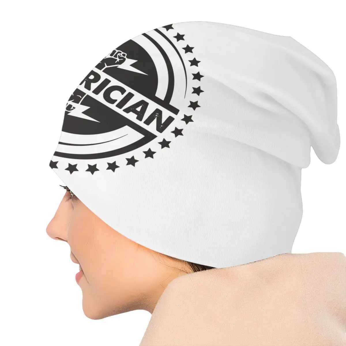 Cust Electrician Sklies Beanies Caps Fashion Winter Warm Knitted Hats Unisex Adt Electrical Engineering Power Bonnet Hats X250212