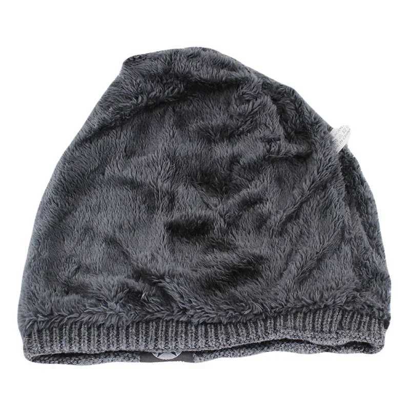 New unisex Beanie hat knitted wool warm winter thick soft elastic mens and fashionable Sklies X250212