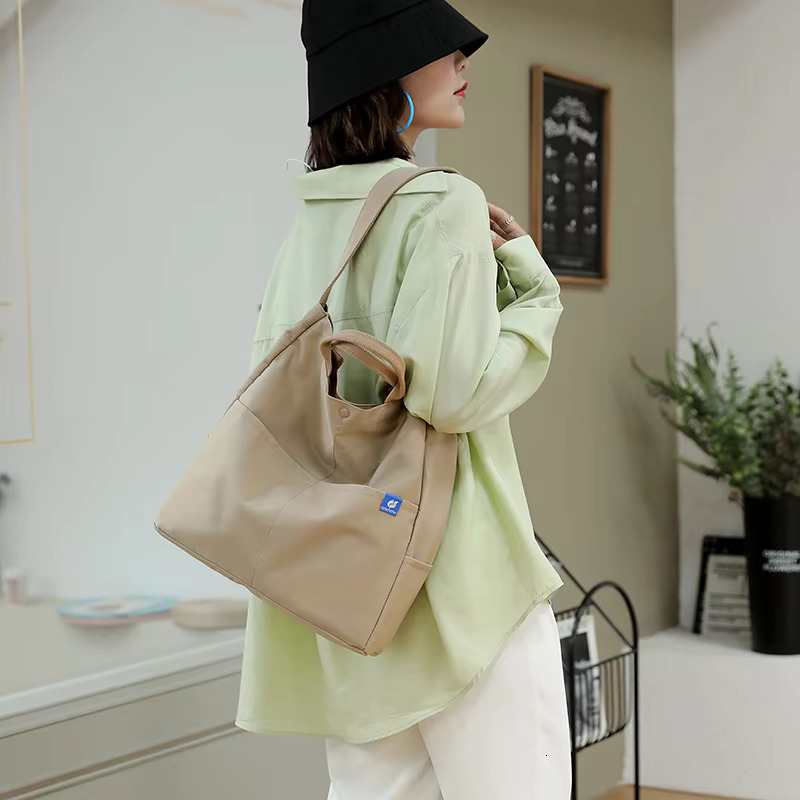 Japanese Style Female Top-Handle Women's Shoulder Bag Handbags Nylon Tote Travel Bags High Quality Designer Shopping Bag