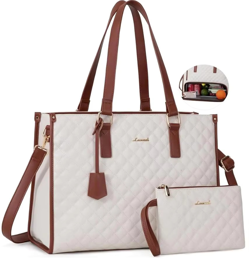 Women's Quilted Crossbody Backpacks Tennis Pickleball Racquet Bags