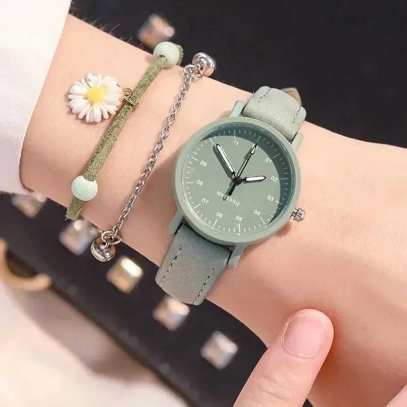 Women Watches PU Leather Strap Women Quartz Wristwatches Waterproof Round Dial Retro Watch Ladies Girls Watch Reloj Para MujerXJ250213