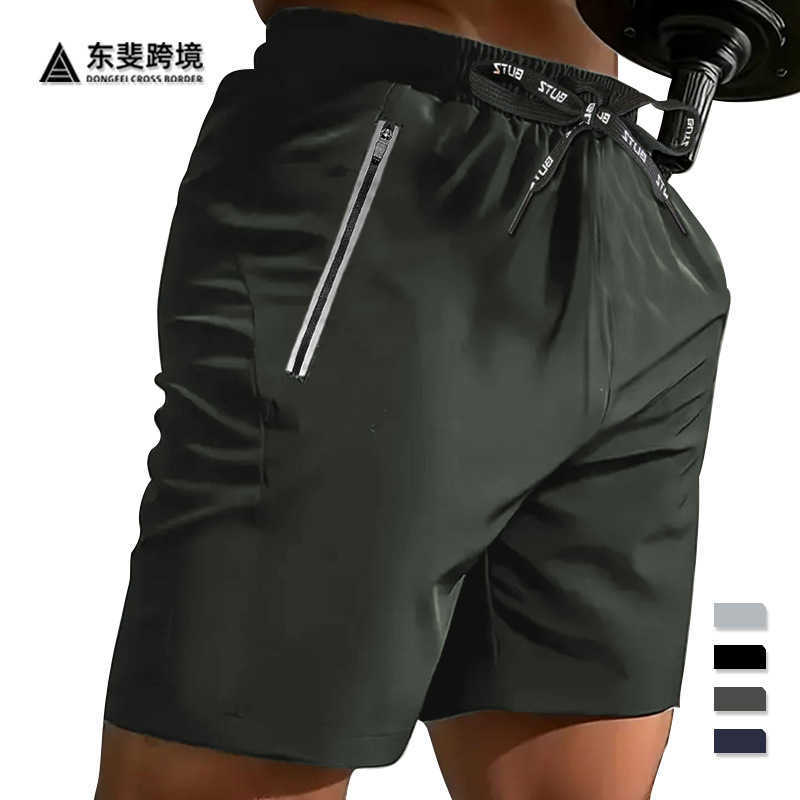 2024 summer new mens shorts European size casual loose sports mens five quarter pants trend W250212