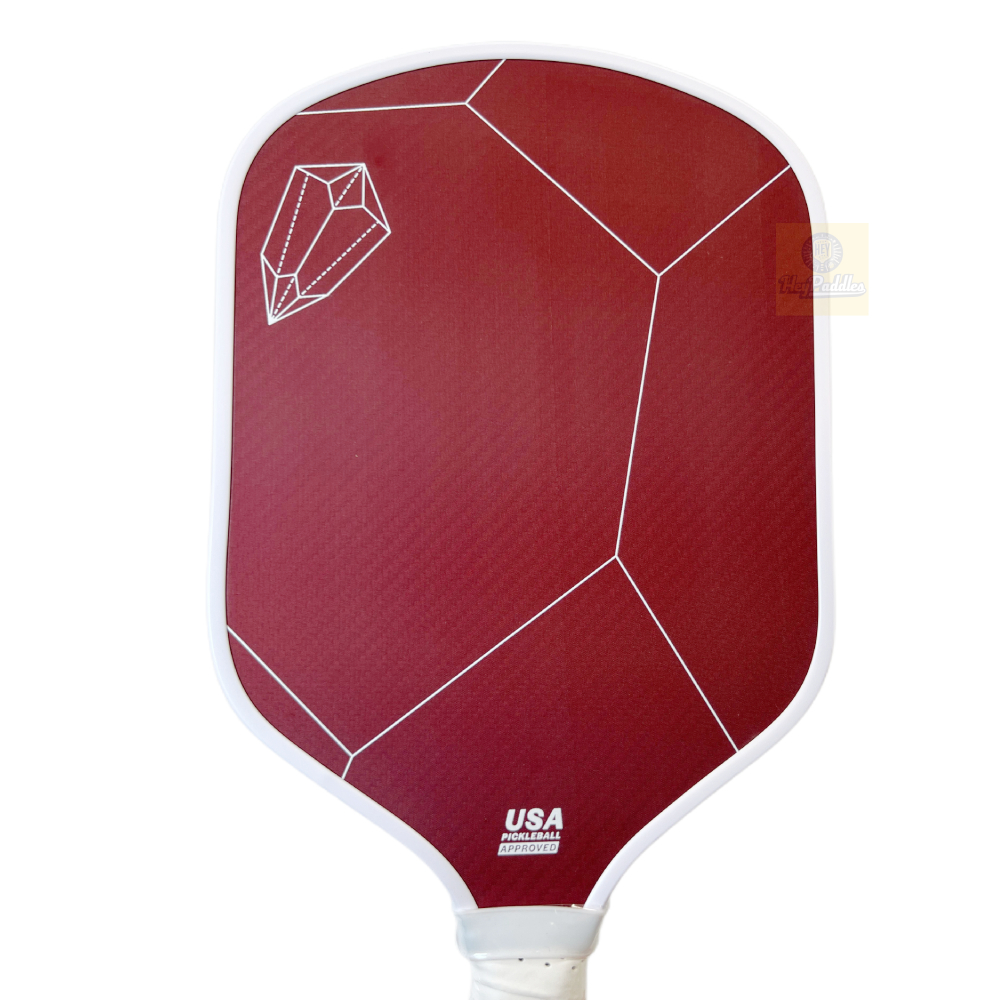 Red Kevlar 16mm Thermoformed Pickleball Paddle Classic Hybrid Cross Weave Shape Paddles Provides Advanced Power for Beginners