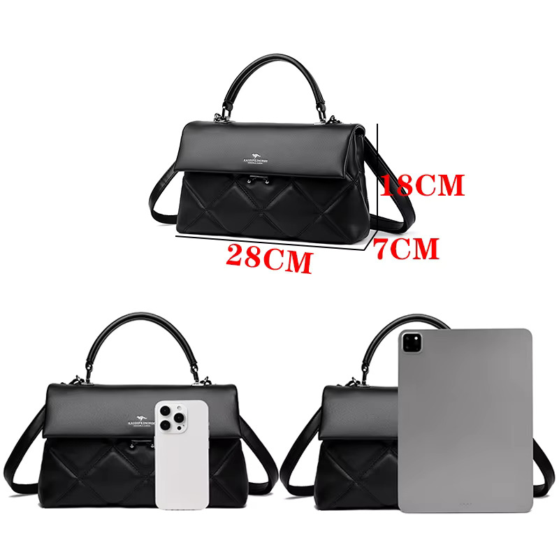 new style High Capacity Shopping Tote Bag Solid Color Handbag Designer High Quality Leather Shoulder Bags For Women