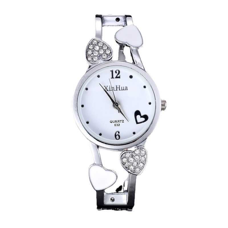 Watch Xinhua womens bracelet watch fashion versatile womens watch inlaid with English Watch W250212
