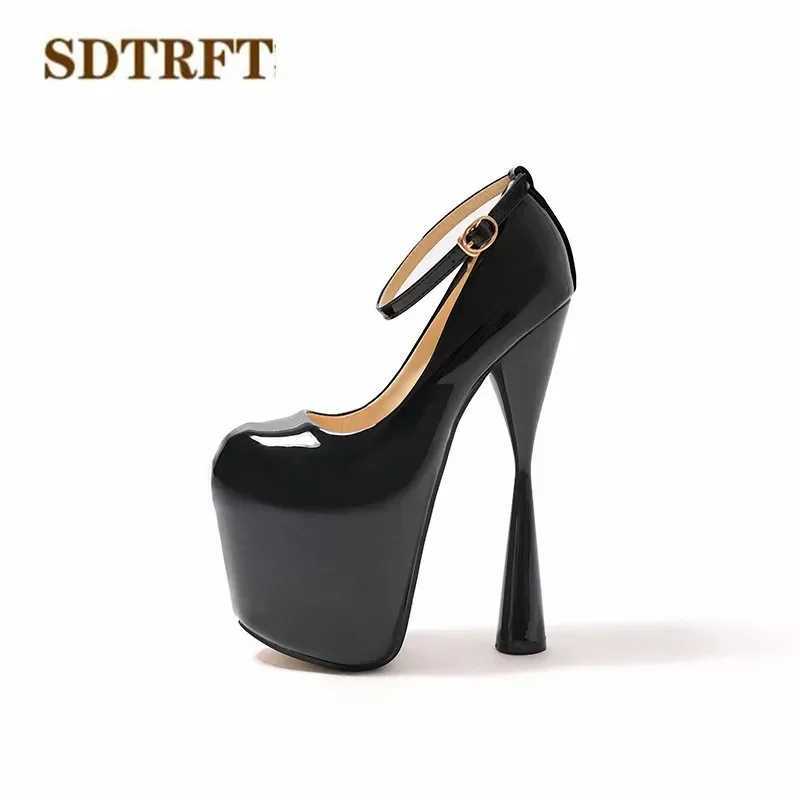 SDTRFT Crossdresser Spring/Autumn Stiletto 19cm Thick High Heels Sexy Nightclub Pumps Platformswedding Shoes Woman Zapatos Mujer Z250212
