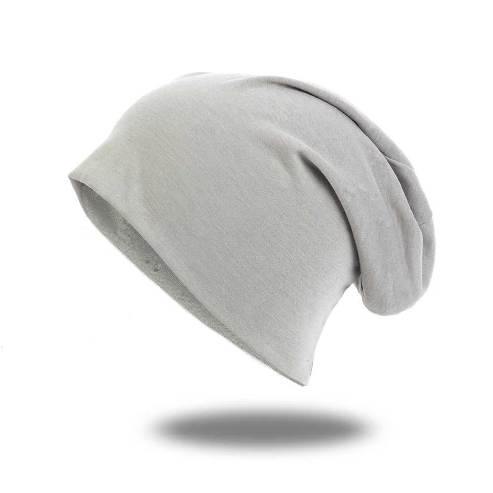Spring Wen Men Unisex Solid Color Slouchy Beanie For Wen Fashion Man Caps Turban Sklies Beanies Five Hats Elastic X250212