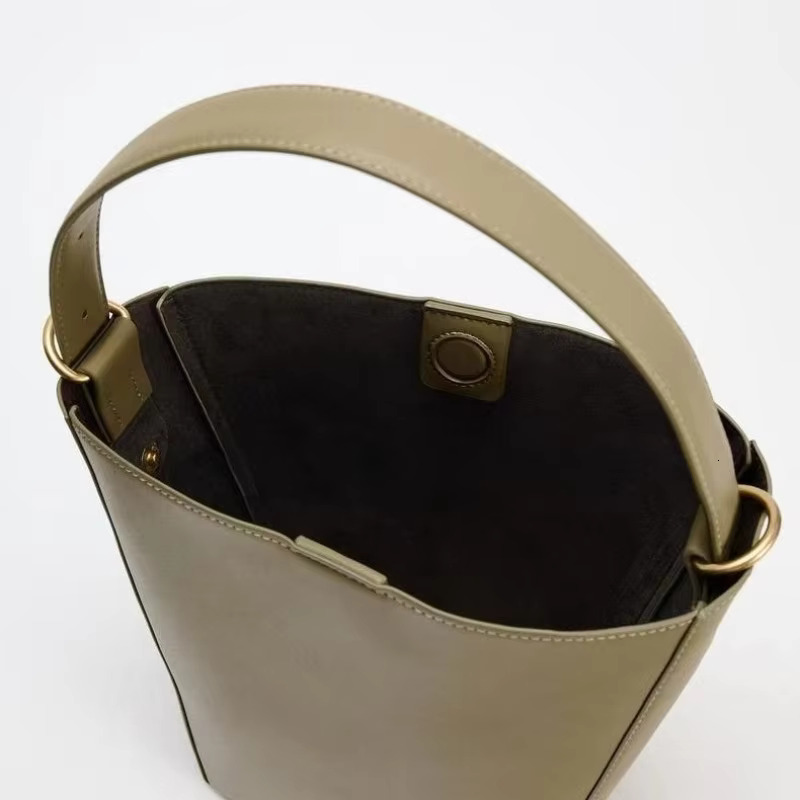 Fashion Large Capacity Buckets Designer Women Handbags Pu Leather Shoulder Crossbody Bags Small Tote Composite Bag