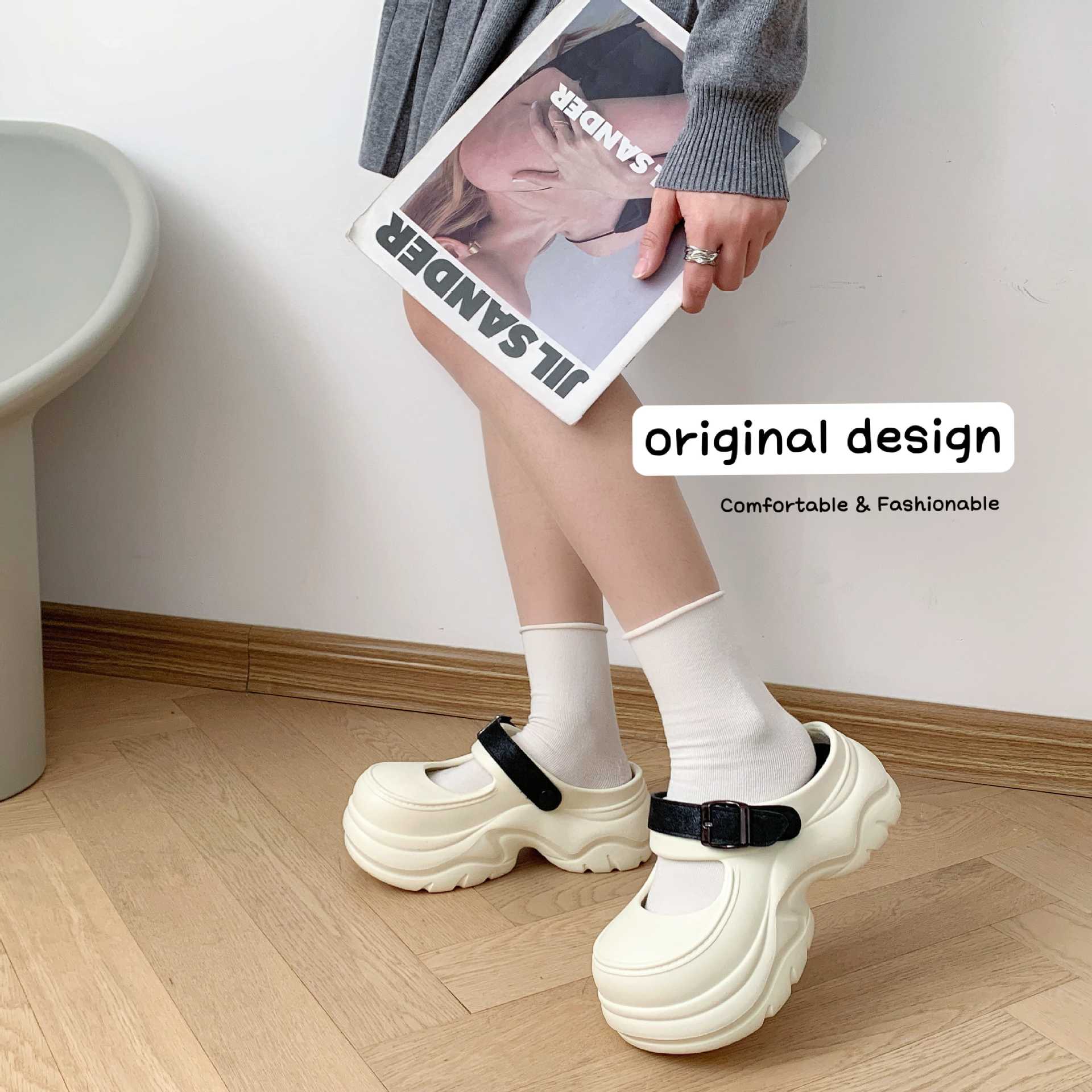 2025 New hot free shipping shoes for womens designer slippers black beige khaki New thick soled slippers